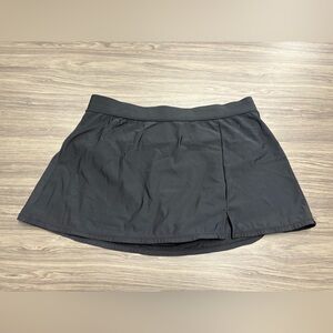 Aqua Green Bikini Bottom Skort Black Size Large